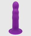 Dildo Doble Densidad HITSENS 3 Púrpura 18 cm